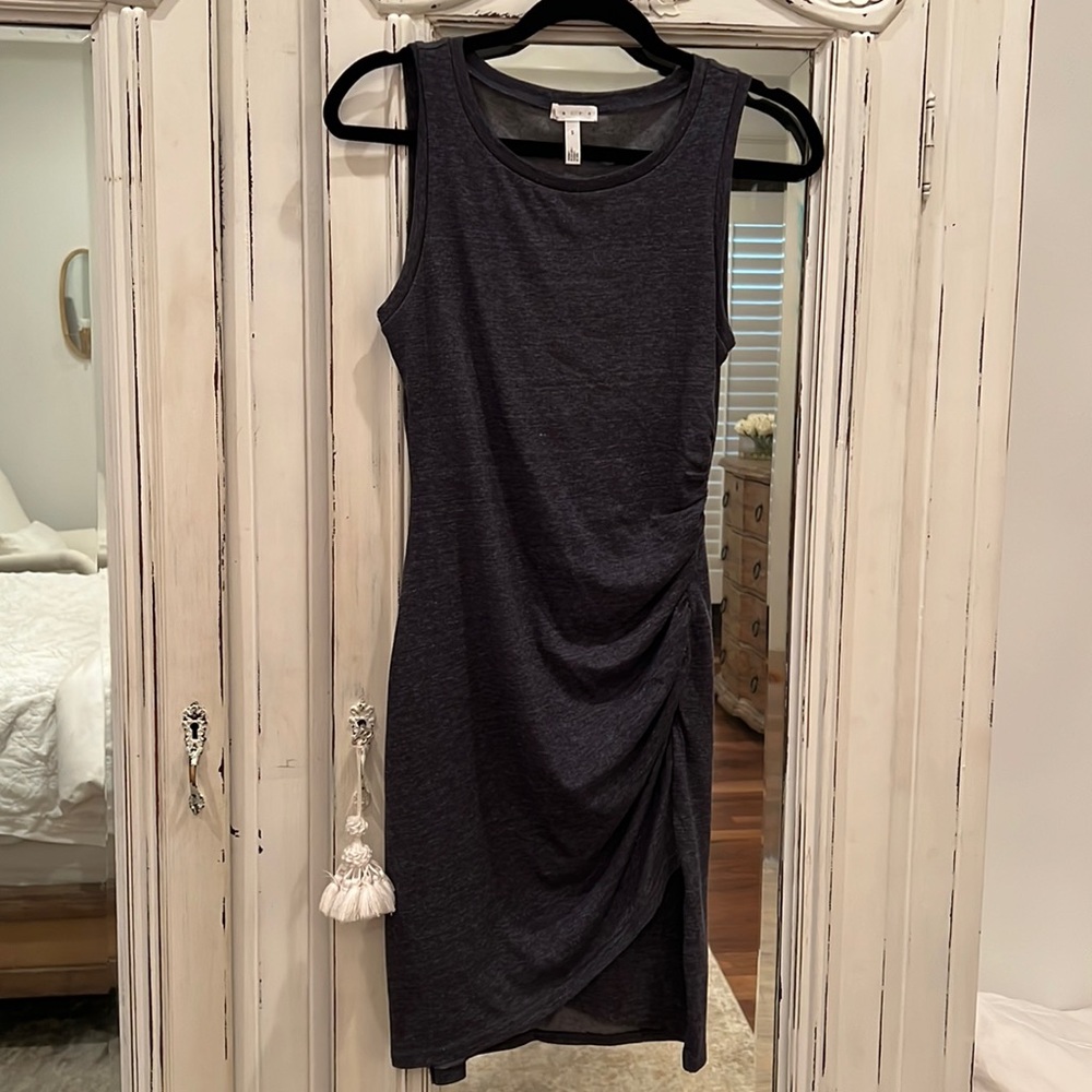 LEITH Ruched Body-Con Sleeveless Dress